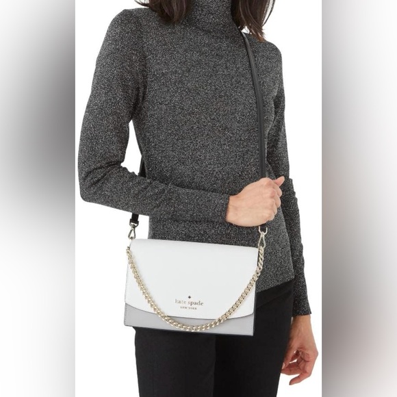 Kate Spade New York Carson Colorblock Saffiano Leather Convertible Crossbody - Picture 1 of 8